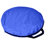 Pop Up  Portable Privacy Shower room Tent &20L Outdoor Camping Water Bag Camp Set - blue - Close-Up Angle