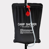 Pop Up Portable Privacy Shower room Tent &20L Outdoor Camping Water Bag Camp Set - green - Front View