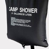 Pop Up Portable Privacy Shower room Tent &20L Outdoor Camping Water Bag Camp Set - green - 45-Degree Angle