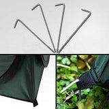 Pop Up Camping Shower Toilet Tent Outdoor Privacy Portable Change Room Shelter Silver Linen - green - 45-Degree Angle