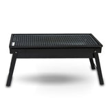 Foldable Portable BBQ Charcoal Grill Barbecue Camping Hibachi Picnic - Front View