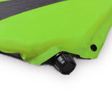 Self Inflating Mattress Sleeping Pad Mat Air Bed Camping Camp Hiking Joinable - green - 45-Degree Angle