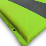 Self Inflating Mattress Sleeping Pad Mat Air Bed Camping Camp Hiking Joinable - green - Close-Up Angle