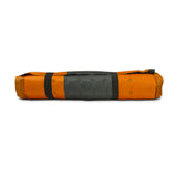 Double Self Inflating Mattress Sleeping Mat Air Bed Camping Hiking Joinable - orange - Top-Down View