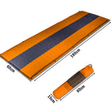 Self Inflating Mattress Sleeping Pad Mat Air Bed Camping Camp Hiking Joinable - orange - Extra Image