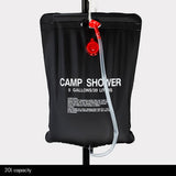 20L Craig Camp Shower Bag Solar Heated Water Pipe - 45-Degree Angle