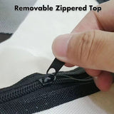 8 Panel Pet Dog Cat Crate Play Pen Bags Kennel Portable Tent Playpen Puppy Cage Large Grey - Close-Up Angle