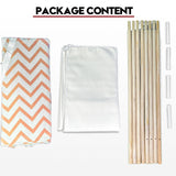 Giant Cotton Canvas Kids Teepee Wigwam Children Pretend Play Tent Indoor Outdoor Party - orange - Extra Image