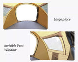 Waterproof Instant Up Beach Camping Tent 3 Person Pop up Tents Family Hiking Dome - Side View