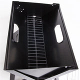 Portable Notebook Grill Foldable Folding Charcoal BBQ Camping Picnic Barbecue - Top-Down View