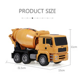 Huina 1/18 RC Engineering Construction Concrete Cement Mixer Truck Remote Control Toy Kids Gift - Extra Image