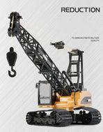 Huina RC CRANE 1:14 2.4Ghz Construction Tower Excavator Truck Toy Kids Boys Gift, image 2