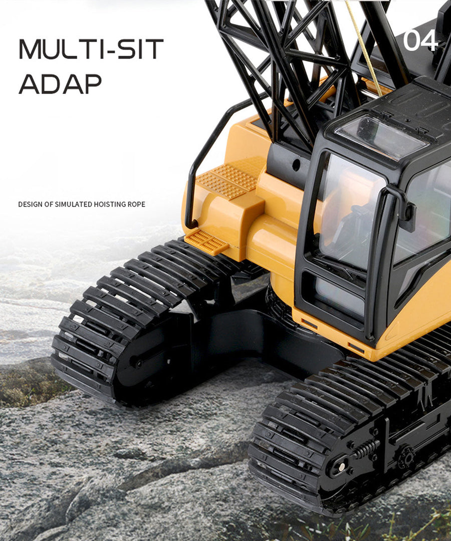 Huina RC CRANE 1:14 2.4Ghz Construction Tower Excavator Truck Toy Kids Boys Gift, image 6