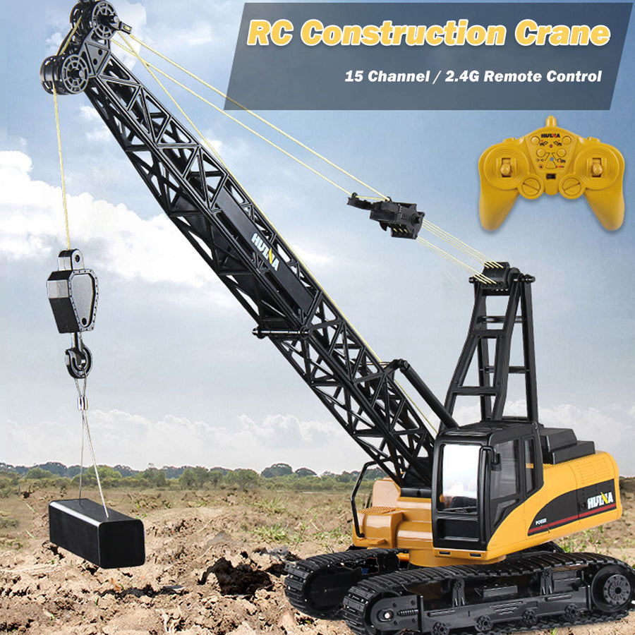 Huina RC CRANE 1:14 2.4Ghz Construction Tower Excavator Truck Toy Kids Boys Gift, image 12