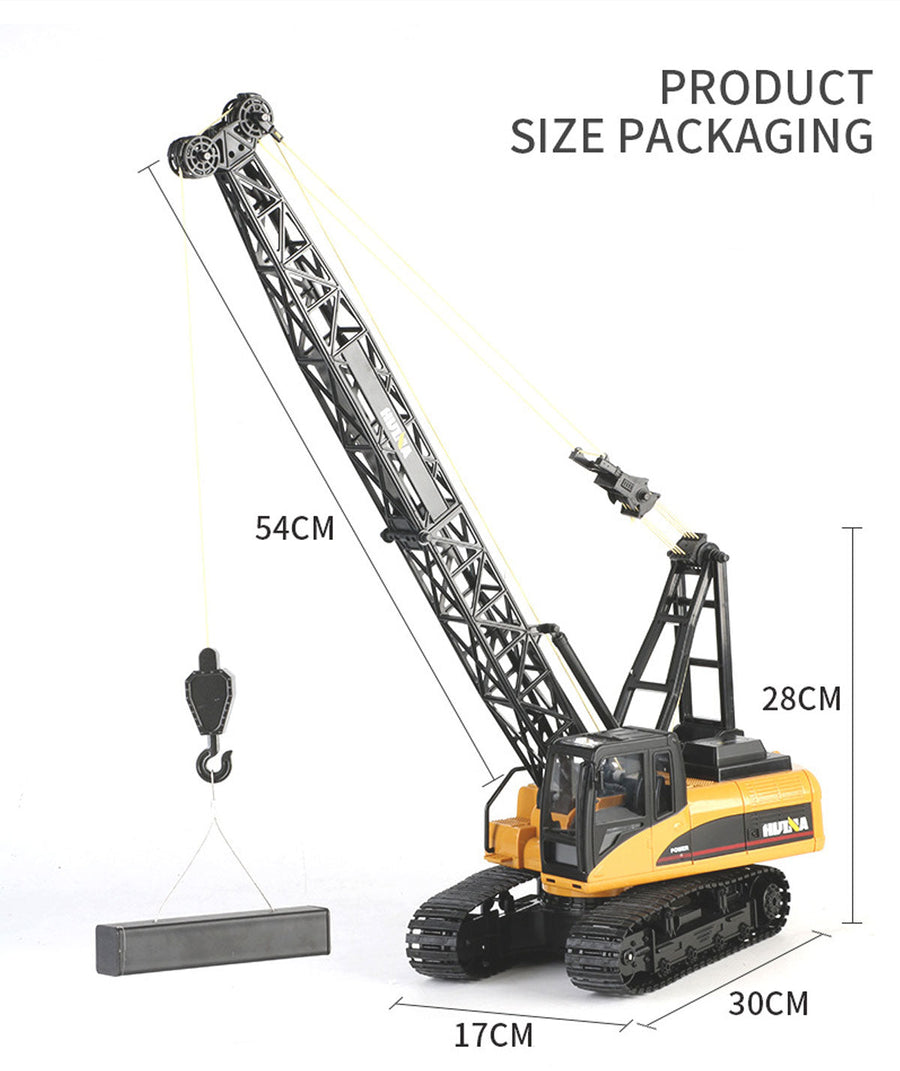 Huina RC CRANE 1:14 2.4Ghz Construction Tower Excavator Truck Toy Kids Boys Gift, image 13