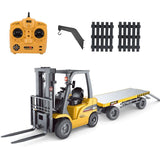 Huina 1/10 RC ForkLift Industrial Construction Engineering Vehicle Toy Trailer - 45-Degree Angle