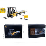Huina 1/10 RC ForkLift Industrial Construction Engineering Vehicle Toy Trailer - Close-Up Angle