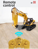 HUINA 1/14 15CH RC Alloy Excavator Construction Engineering Vehicle Digger Toy Gift - Extra Image