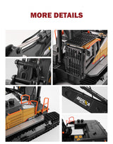 HUINA 1/14 22CH RC Alloy Excavator Construction Engineering Vehicle Toy Gift - Extra Image