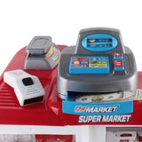 Supermarket Play Set Grocery Shopping Pretend Role Play w/ Trolley - 45-Degree Angle