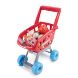 Supermarket Play Set Grocery Shopping Pretend Role Play w/ Trolley - Low Angle