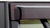 Weather shields Window Visors weathershields Toyota Revo Hilux Dual Cab 2015 - 2019 - Top-Down View