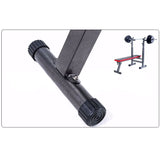 Adjustable Weight Bench Fitness Home Multi Gym Flat Press Incline Squat Rack - 45-Degree Angle