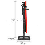 Adjustable Weight Bench Fitness Home Multi Gym Flat Press Incline Squat Rack - Extra Image