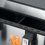 Air Fryer with Dual Basket multimode Oil-Free Cooking - Top-Down View