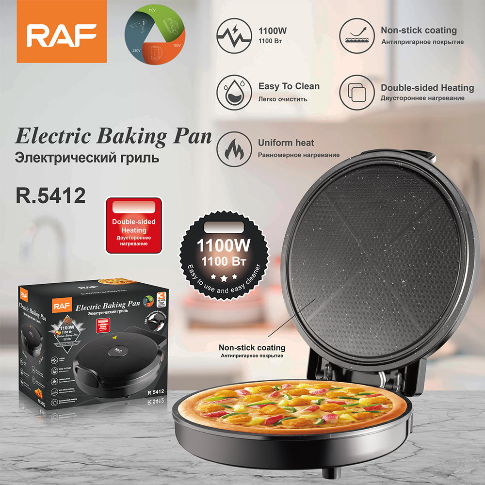 Electric Baking Pan, Pizza maker, Multi Purpose Roti maker, tortilla and crepe maker for every kitchen