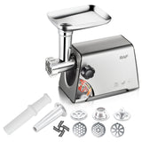 Electric Meat Grinder stainless steel Powerful Multi-Functional grinder kebbe maker - Side View