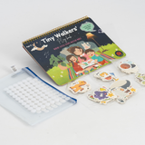Tiny Walkers Montessori Quiet & Busy Learning Book - Side View