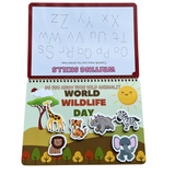 Tiny Walkers Montessori Quiet & Busy Learning Book - 45-Degree Angle