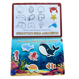 Tiny Walkers Montessori Quiet & Busy Learning Book - Close-Up Angle