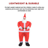 SANTA Fancy Dress Inflatable Suit -Fan Operated Costume - Extra Image
