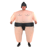 SUMO Fancy Dress Inflatable Suit -Fan Operated Costume