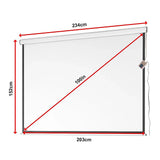 100 Electric Motorised Projector Screen TV +Remote