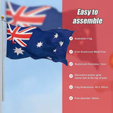 6.0m Flag Pole Full Set / Kit w Australian Flag - Extra Image