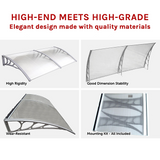 DIY Outdoor Awning Cover -1000x2000mm - Top-Down View