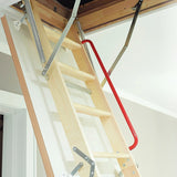 Ash Hardwood Attic Loft Ladder - Front View