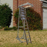Ash Hardwood Attic Loft Ladder - Rear View