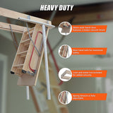 Attic Loft Ladder - 2700mm to 3050mm - 45-Degree Angle