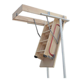 Attic Loft Ladder - 2200mm to 2700mm - Top-Down View