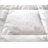 100% White Goose Feather Mattress Topper -Single - Top-Down View