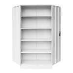 Two-Door Shelf Office Gym Filing Storage Locker Cabinet Safe, image 6