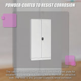Two-Door Shelf Office Gym Filing Storage Locker Cabinet Safe - Extra Image