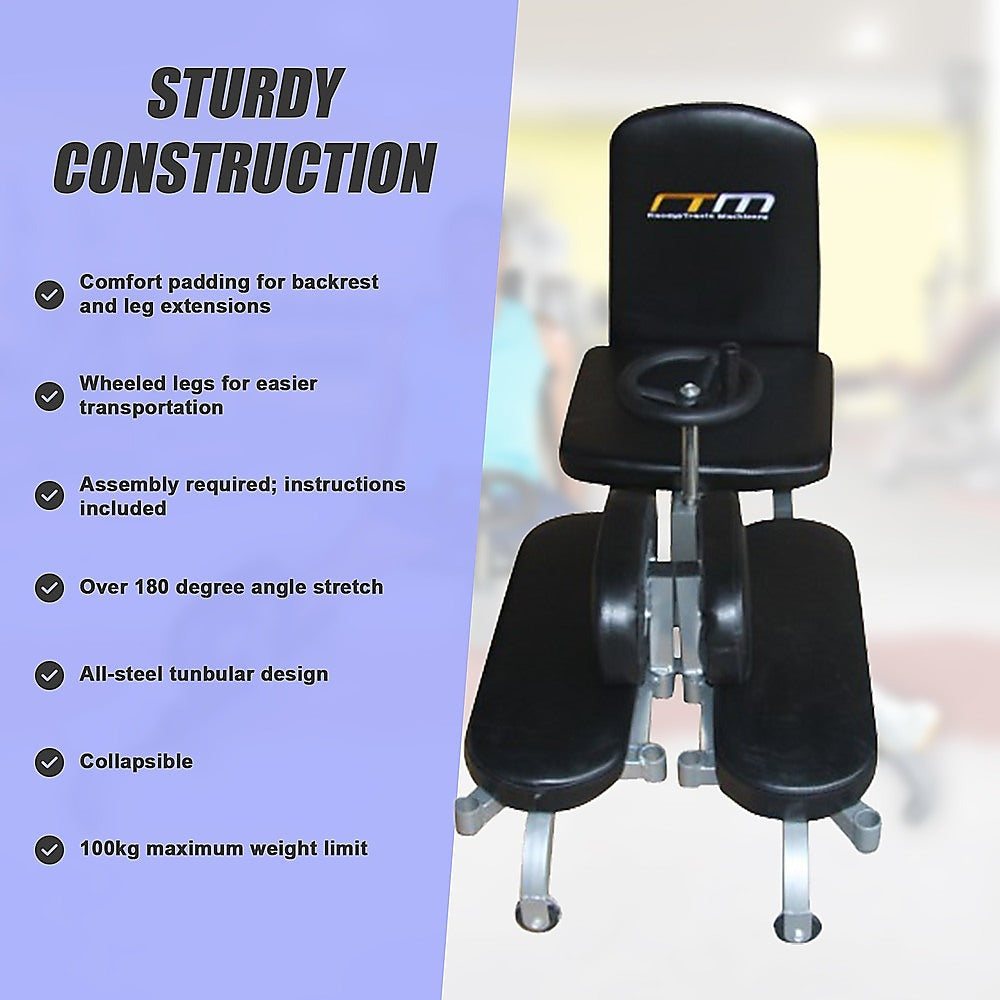 Leg Stretcher Machine Martial Arts Karate Kick Boxing Flexibility Trainer