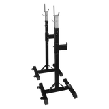 Squat Rack Stand Pair Bench Press Weight Lifting Barbell - Top-Down View