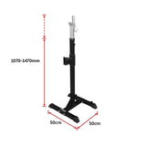 Squat Rack Stand Pair Bench Press Weight Lifting Barbell - Extra Image