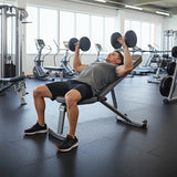 FID Flat Incline Decline Adjustable Bench Press - Close-Up Angle